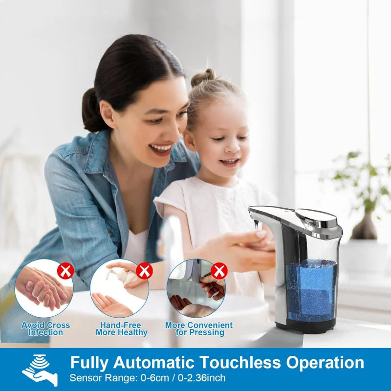 Automatic Soap Dispenser, Touchless 17oz Infrared Sensor