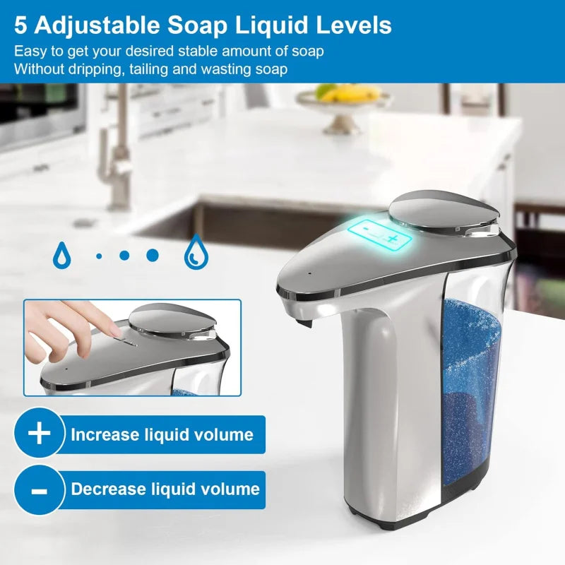 Automatic Soap Dispenser, Touchless 17oz Infrared Sensor